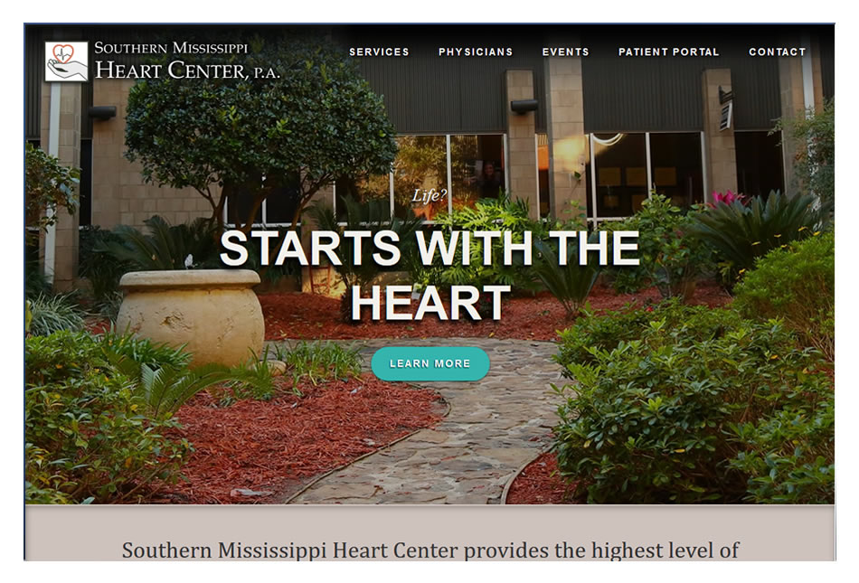 Southern Mississippi Heart Center Web Design