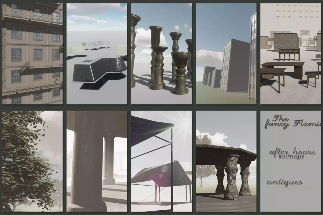 OWA Exterior Urban Props Collage of packs included